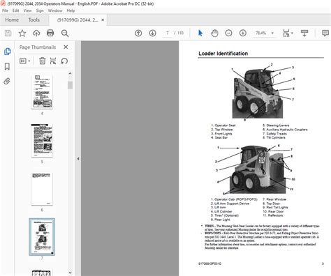 mustang 2054 skid steer loader operator manual|mustang 2044 service manual.